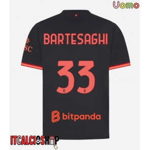AC Milan Davide Bartesaghi #33 Terza Maglia 2026-27 Manica Corta AC Milan Davide Bartesaghi #33 Terza Maglia 2026-27 Manica Corta